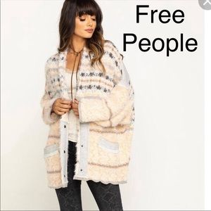 NWT Free People Fair Weather Cardigan